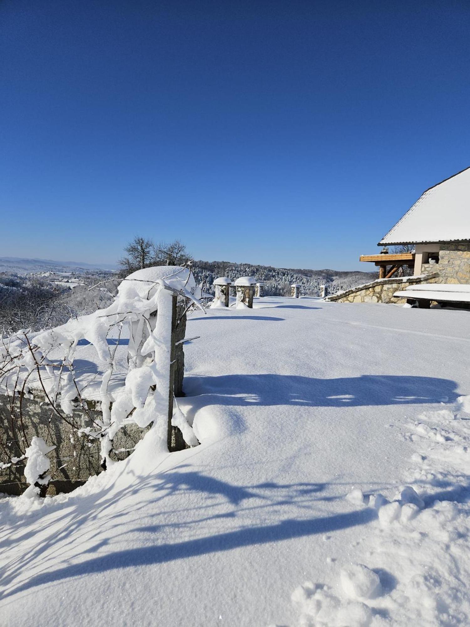 Zerko Holiday Home - Vineyard Chalet With Sauna And Jacuzzi Free Mirna Екстериор снимка